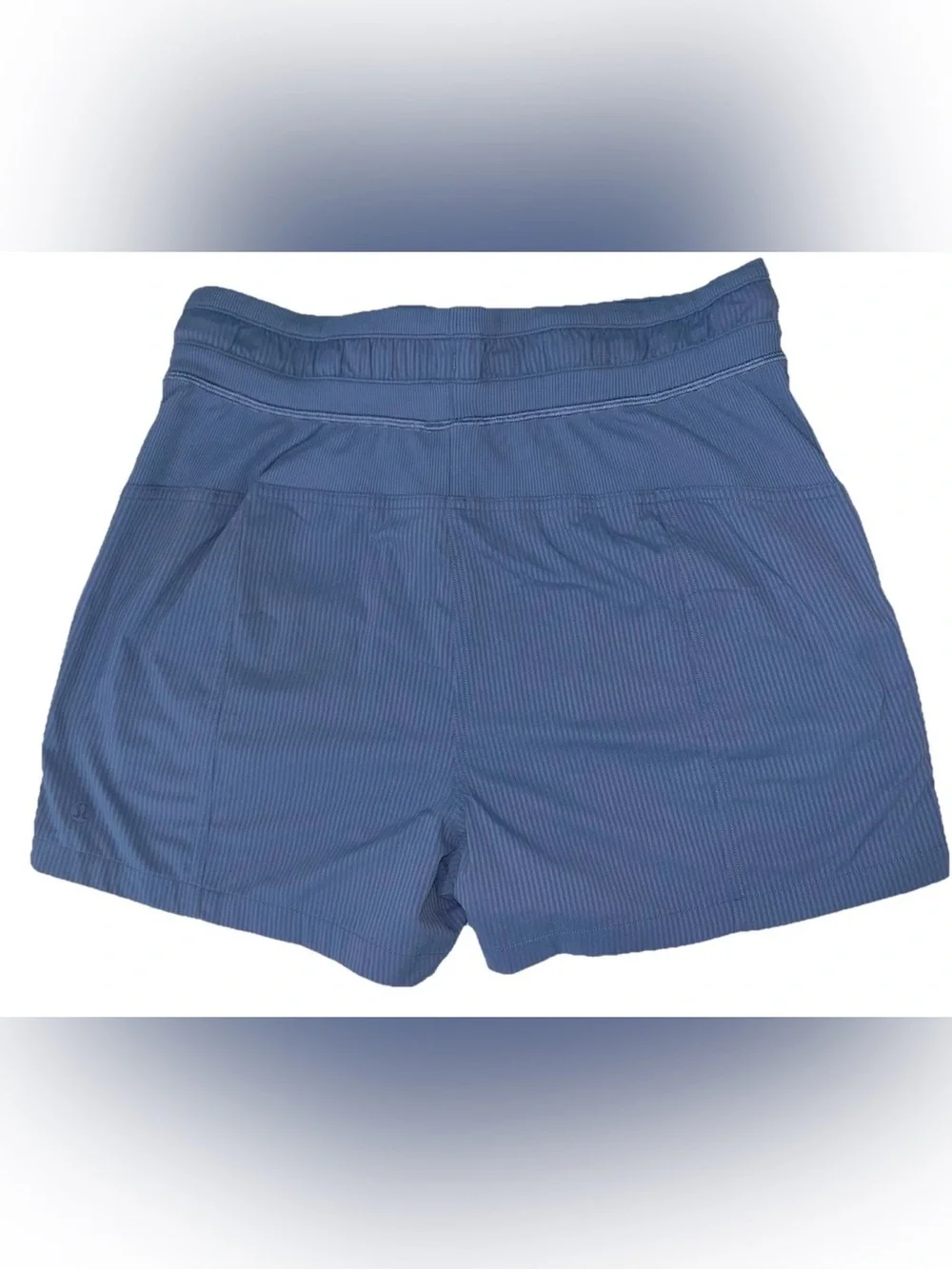 NWT LULULEMON SIZE 6 DANCE STUDIO HIGH RISE 3.5”L SHORT AUTHENTIC OASIS BLUE